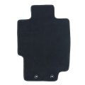 Black Velour Front Rear Floor Mats Carpet For Acura Tl 2004 2005 2006 2007 2008