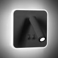 Kawell 2 In 1 8w Modern Led Wall Sconces Indoor Light With Switch 350a Swivel 3w Reading Spotlight Lamp For Bedroom Living Room 