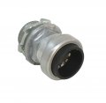 Southwire E-bc-050-q5 1 2 Push Install 5-pack Emt Box Connector Gray 