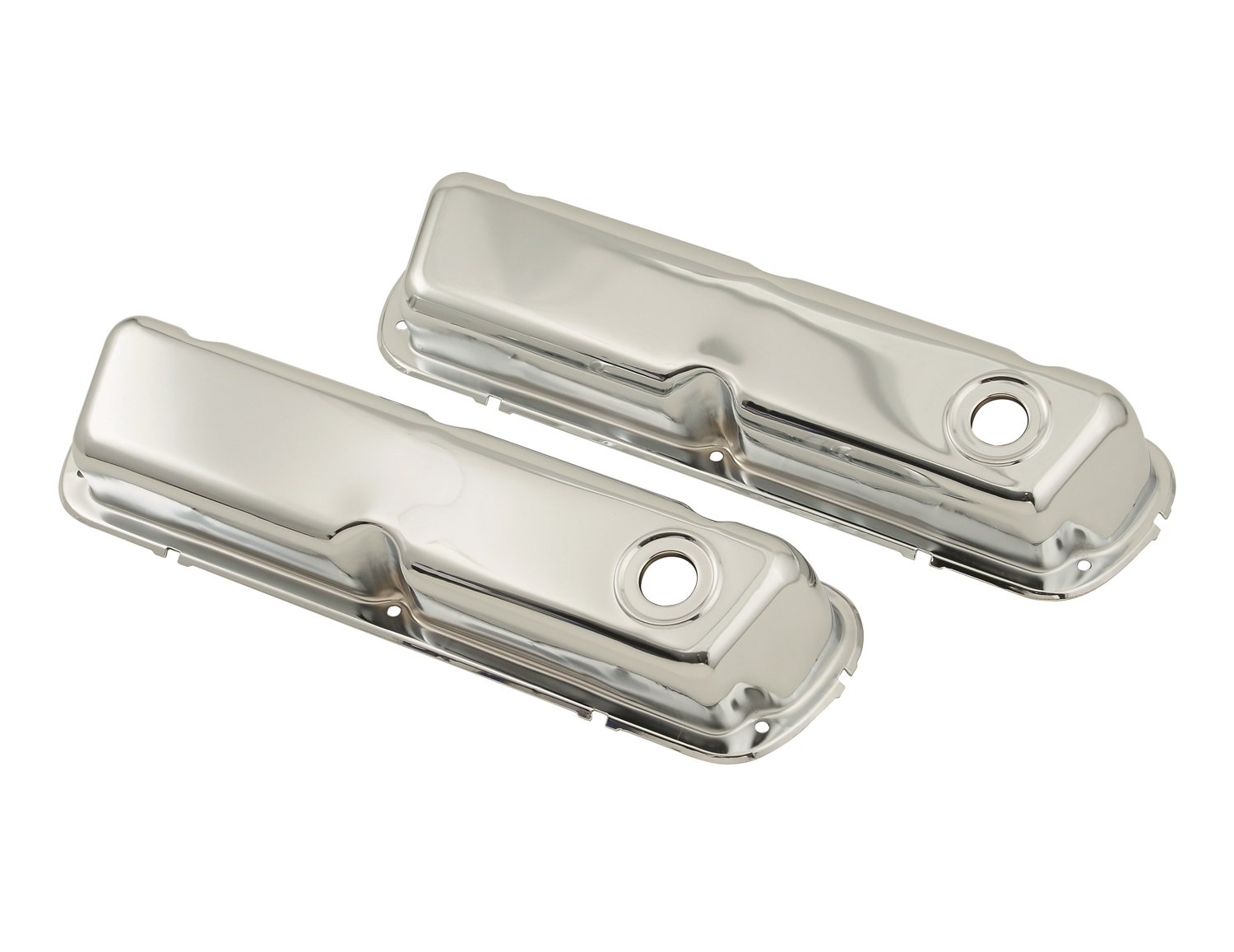 Chrome Valve Covers For Ford Small Block 289 351w Plated Steel Construction Sold As A Pair Model 9804