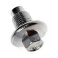 Engine Oil Drain Plug For Fiat 124 Spider 500l 2018 2019 2020 Silver Carbon Steel Flanged Hex Replacement 6506214aa