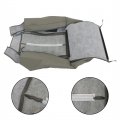 Wflnhb Artificial Leather Front Driver Side Bottom And Top Lean Back Seat Cover Gray Replacement For Expedition 2007-2014
