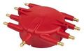 8541 Crab Style Distributor Cap For American Cars And Trucks With Hei Distributors Red Rynite Molded Brass Terminals 