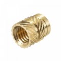 Uxcell Knurled Insert Nut M5 X 8mm L 7mm Od Female Thread Brass Embedding 30 Pcs
