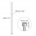 Uxcell Straight Ejector Pins 5 5mm 7 32 Dia 65mn Steel Round Tip Punch 300mm 12 Long For Mechanical Maintenance 2pcs
