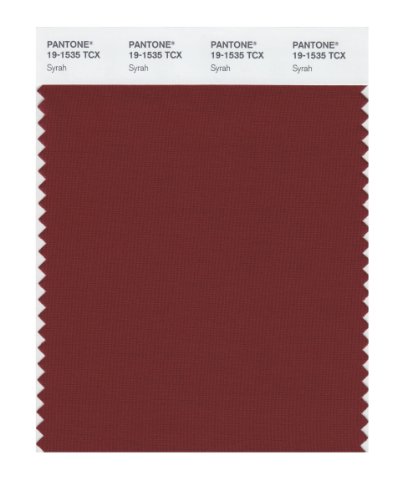 Pantone 19-1535 Tcx Smart Color Swatch Card Syrah