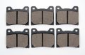 Front And Rare Brake Pads For Yamaha Motorcycle Fj600 1984 1985 