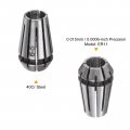 Uxcell 2 Pcs Er11 6mm Spring Collet Chuck High Precision 0 015mm For Cnc Engraving Machine Lathe Milling Tool