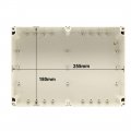 Uxcell 260x185x95mm Electronic Waterproof Ip65 Sealed Abs Plastic Diy Junction Box Enclosure Case Gray
