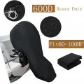 Wflnhb Outboard Motor Cover Black Heavy Duty 600d Oxford Fabric Hood Engine Covers With Windproof Strap Fits Up To 6-225 Hp