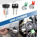 Uxcell Door Lock Cylinder Tumbler Ignition Switch Assembly Starter With Keys Set For Ford E150 250 350