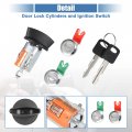 Uxcell Door Lock Cylinder Tumbler Ignition Switch Assembly Starter With Keys Set For Ford E150 250 350