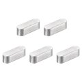 5pcs Round Ended Feather Key 5x5x16mm Stainless Steel Professional Parallel Drive Shaft Stock For Fasteners Mechanical Industry 