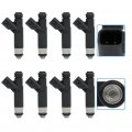 Ocpty Fuel Injector 8 Pcs 4 Hole Replacement Injectors Engine Part Fit For 04-09d E-150 04-05d Club Wagon 03-09 Ford For E-250