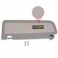 Ocpty Warm Gray Sun Visor Fit For 2009 2010 2011 Honda Civic 83230-sna-a01ze Warm