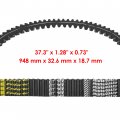 Caltric Drive Belt Compatible With Arctic Cat Wildcat 4x 1000 2014 2015 2016 2017 2018 0823-496 0823-391