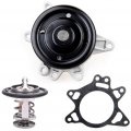Aw5099 Water Pump Thermostat Housing Kit Replacement 2005 For Toyota Celica 1 8l-2008 Corolla 2005-2008 Matrix 2005 Mr2 Spyder 