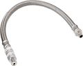 Vixen Horns Stainless Steel Air Compressor Braided Leader Hose 1 8 Npt Male To 4 14inch Chrome Vxa7331 