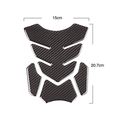 Zzxswc B-series Carbon Fiber Pattern Motorcycle Fuel Protective Tank Pad Sticker Motorbike Gas Protector Decal