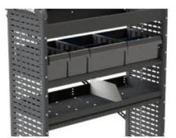 Van Equipment 33897889 Sdiv4l Divider For Shelf With Bolt On Lip