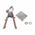 Dsm Handheld Press Portable Grommet Machine Hole Punch Tool W 500 Silver Grommets Hand Eyelet For Vinyl Banner Sign Piler Die 