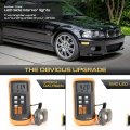 Vipmotoz Full Led Strip Front Side Marker Lights Fender Parking Lamps Compatible With 2000-2003 Bmw E46 3 Series 323ci 328ci