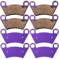 Fa354 Carbon Fiber Brake Pads 4 Pair Front And Rear For Polaris Ranger 400 500 570 700 800 Brutus 2013 2014 