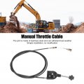 Excavator Throttle Cable Manual Controller 4m Stainless Steel Motor Control For Agitating Lorry