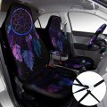 Dreamcatcher Design Car Seat Covers 10 Piece Set Front Cover Steering Wheel Belt Pads Armrest Coasters Keychain For Auto Suvs