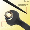 Wedo Open End Wrench With Round Tapered Tang 46mm Construction Length 500mm Black Spray Surface 40crv Steel High Strength Wear