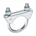 Uxcell Muffler U-bolt Clamps For 38mm 1-1 2 Diameter Exhaust Tail Pipe 1pcs U Clamp Saddle Type