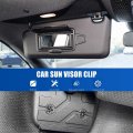 Sun Visor Bracket Compatible For Dodge Ram 1500 2019-2023 Interior Shade Clip Replacement