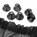 Uxcell 2pcs Black Vehicle Mesh Sun Shade Suction Cup Side Window Curtain Universal 75 X 50cm