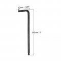 Uxcell 5mm Ball End Hex Key Wrench L Shaped Long Arm Cr-v Repairing Tool Black