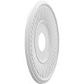 Ekena Millwork Cmp16be Berkshire Thermoformed Pvc Ceiling Medallion Fits Canopies Up To 7 6 Od X 3 1 2 Id 1 P 