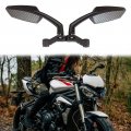 8mm 10mm Carbon Motorcycle Rearview Side Mirrors For Honda Grom Crf250l Kawasaki Yamaha 