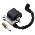 4140 400 1300 Ignition Coil With Spark Plug For Stihl Fs38 Fs45 Fs55 Hl45 Hs45 Km55 Fc55 Replaces 1300a 