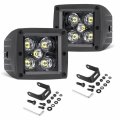 Ychow-tech Led Pods Cubes Light Bar 3 Inch 2pcs 100w Square Drivings 10000 Lm Spot Beam Work Lights Fog Truck Bumper Light For 