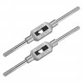 Uxcell Adjustable Tap Wrench Handle For Metric M1-m10 W1 16-3 8s Thread Tap Holder Reamer Hand Tapping Tool Machinist Repair