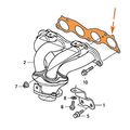 10pcs Lot 3 Layer Performance 304 Stainless Steel Gasket Exhaust Header For Honda Civic Ep3 Type R