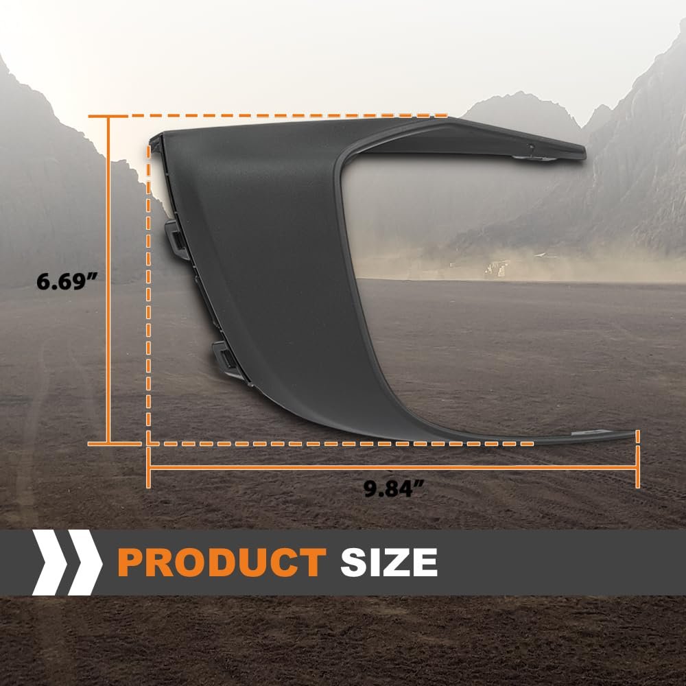 Front Right Bumper Air Guide Trim Frame Cover