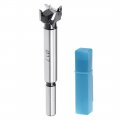 Uxcell Forstner Drill Bits 17mm Tungsten Carbide Wood Hole Saw Auger Opener Woodworking Hinge Drilling Boring Bit Cutter Black