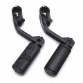 Black 5 Long Footpeg Kit 1 25 Engine Guard For Roadstar Xv1700