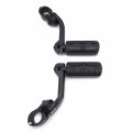 Black 5 Long Footpeg Kit 1 25 Engine Guard For Roadstar Xv1700