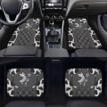 Stuoarte Cow Printed Car Floor Mats For Women And Men Anti Skid All Weather Cute Universal Fit Rubber Suv Sedans Trucks Set Of