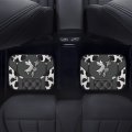 Stuoarte Cow Printed Car Floor Mats For Women And Men Anti Skid All Weather Cute Universal Fit Rubber Suv Sedans Trucks Set Of