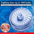 Hl Submersible Led Light Amber Small 100 Hours Waterproof Flameless Lights Battery Powered For Wedding Home Vase Festival Party