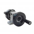 Letkingok Hand-cranking Chuck Follow-up Clamping Jaws Bearing Steel Material Front And Back C 63mm Three Jaw