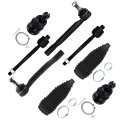 8pc Set Front Suspension Kit Fit 2001-2005 For Acura Mdx 2003-2005 Honda Pilot Inner Outer Tie Rod End Lower Ball Joint