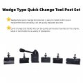 Waltyotur Oxa Tool Post Set 250-000 Wedge Type Quick Change 6-9 Inch Lathe Swing 6pcs